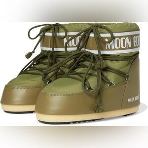 Moon Boot| Icon Low Nylon in Khaki 36/38